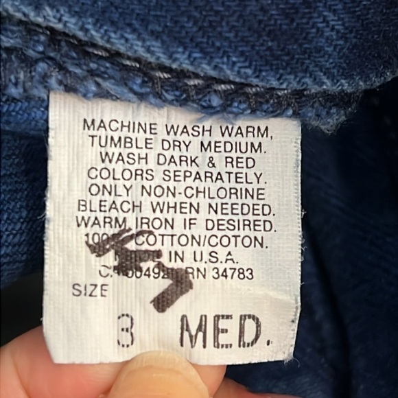LEE true vintage Union Tag high rise mom jeans, exposed button fly, size 3 MED - Picture 3 of 12